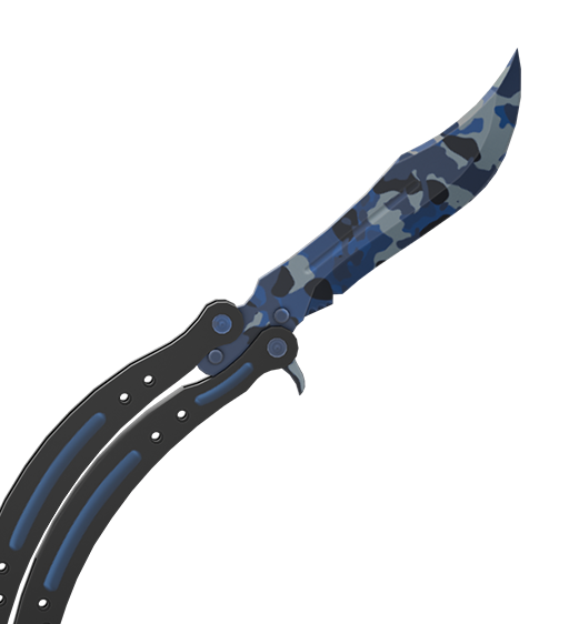 Blue camo — Sniper Duels Butterfly