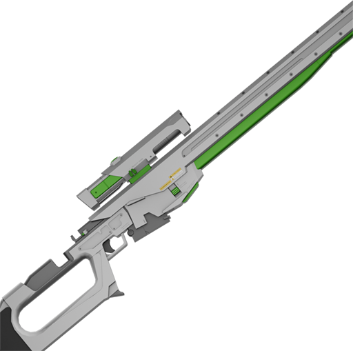 WHITE // GREEN — Sniper Duels Railgun